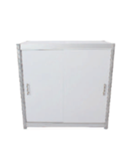 LOCKABLE CUPBOARD - WHITE - wpodern