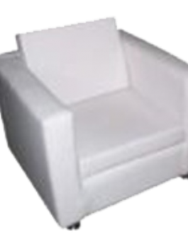 Single Seater - White Sofa